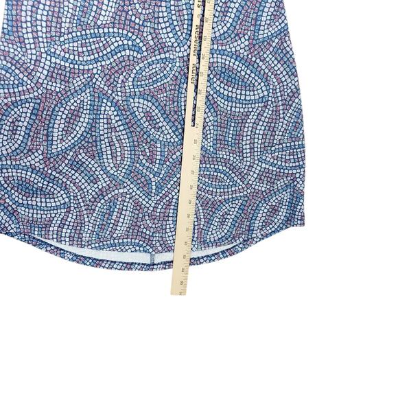 COLUMBIA Sleeveless PFG OMNI-FREEZE UPF 50 Freezer III Dress XS Blue Pink Mosaic - Picture 11 of 11